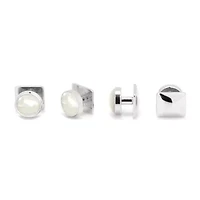 Mosaic Mother of Pearl Stud Set