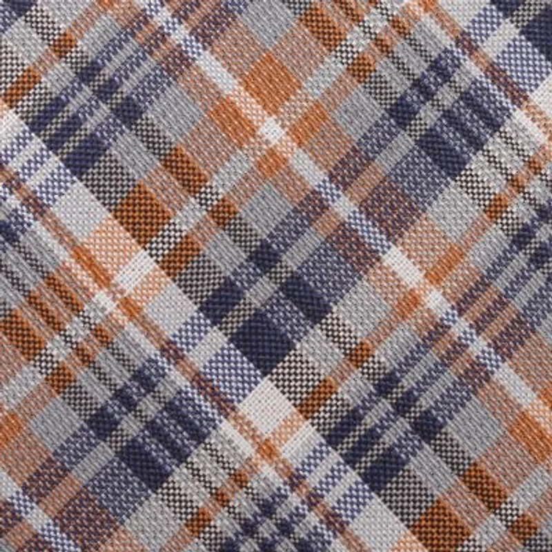 Gray Plaid Tie