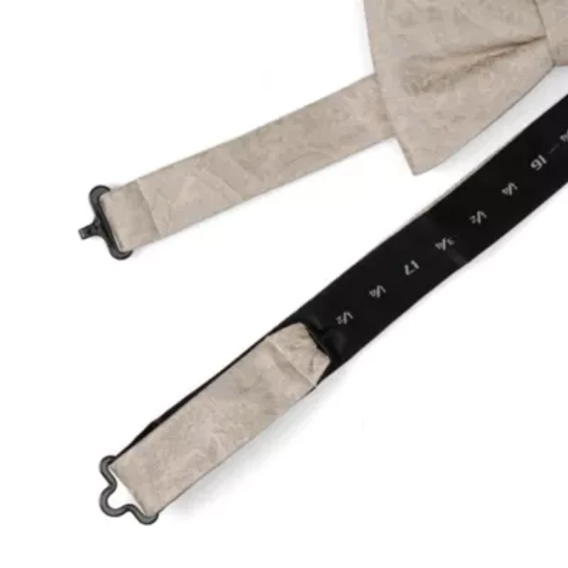 Tan Paisley Men's Bow Tie