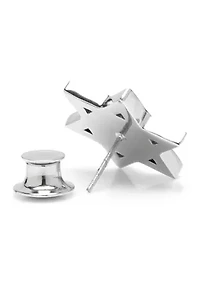 Star of David Stainless Steel Lapel Pin