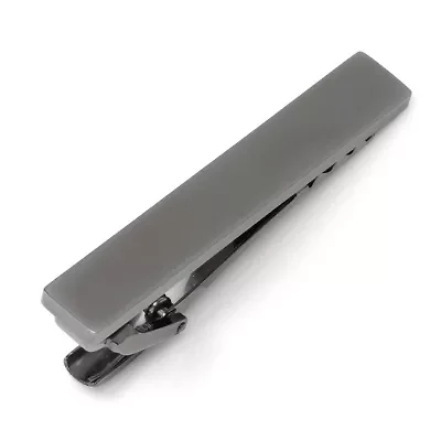Gunmetal Stainless Engravable Tie Clip