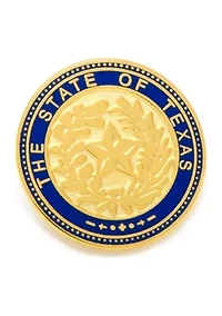 State of Texas Seal Lapel Pin