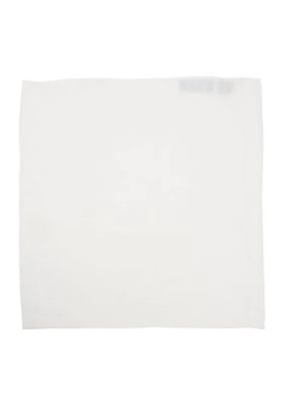 Cream Linen Pocket Square
