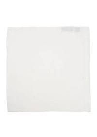 Cream Linen Pocket Square