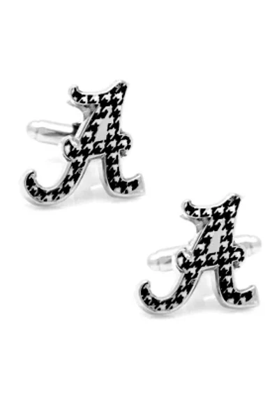 NCAA Alabama Crimson Tide University of Alabama Houndstooth Cufflinks