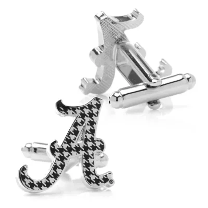 NCAA Alabama Crimson Tide University of Alabama Houndstooth Cufflinks