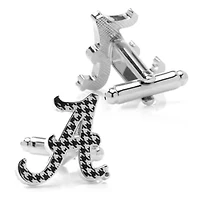 NCAA Alabama Crimson Tide University of Alabama Houndstooth Cufflinks