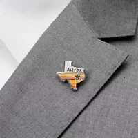 MLB Houston Astros Tequila Sunrise Lapel Pin