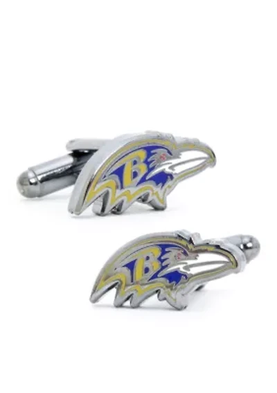 Baltimore Ravens Head Cufflinks