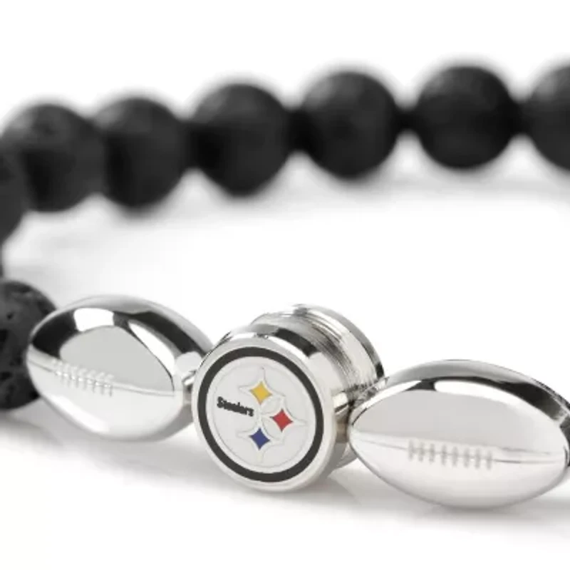 NFL Pittsburgh Steelers Beaded Bracelet
