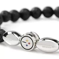 NFL Pittsburgh Steelers Beaded Bracelet