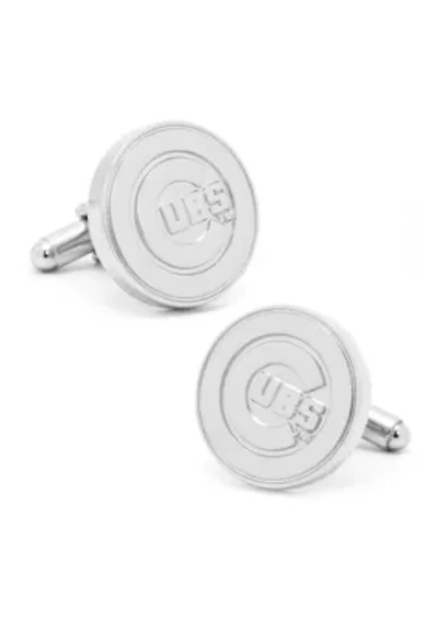 Silver Edition Cubs Cufflinks