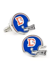 Retro Denver Broncos Helmet Cufflinks
