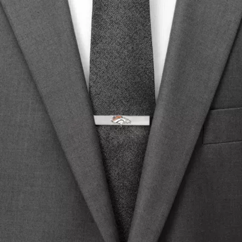 NFL Denver Broncos Cufflinks and Tie Bar Gift Set