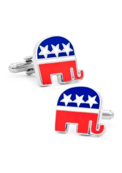 Republican Elephant Cufflinks