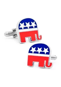 Republican Elephant Cufflinks