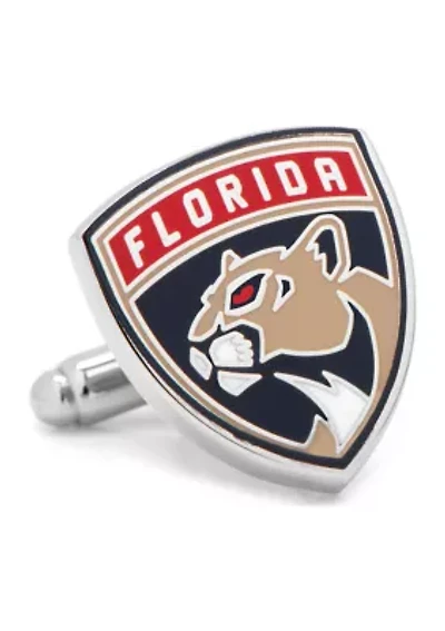 NHL Florida Panthers Shield Cufflinks