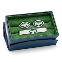 NFL New York Jets Cufflinks & Tie Bar Gift Set