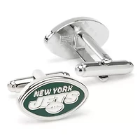 NFL New York Jets Cufflinks & Tie Bar Gift Set