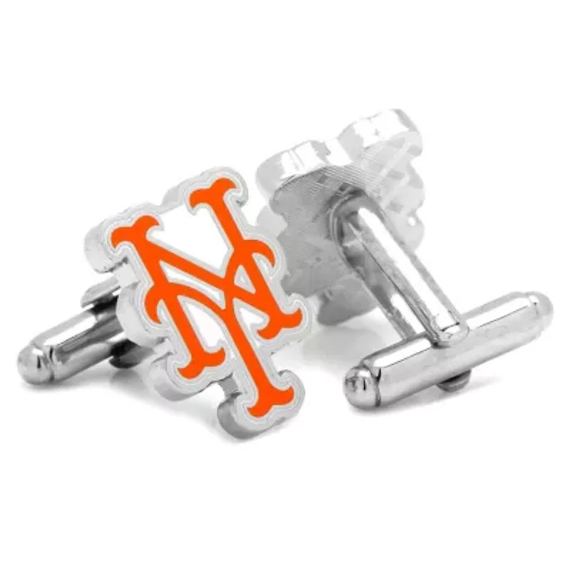 MLB New York Mets Cufflinks and Tie Bar Gift Set