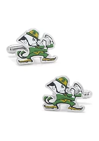 Notre Dame University Fighting Leprechaun Cufflinks