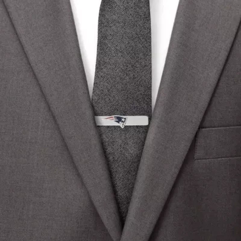 NFL New England Patriots Cufflinks and Tie Bar Gift Set