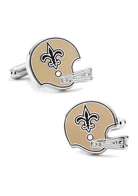 Retro New Orleans Saints Helmet Cufflinks