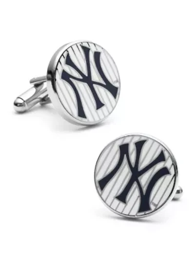 New York Yankees Pinstripe Cufflinks