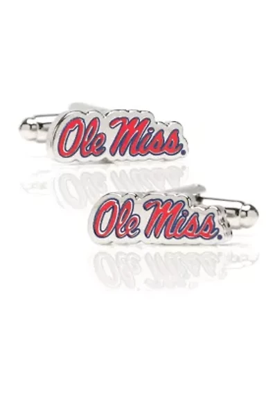 NCAA Ole Miss University Rebels Cufflinks