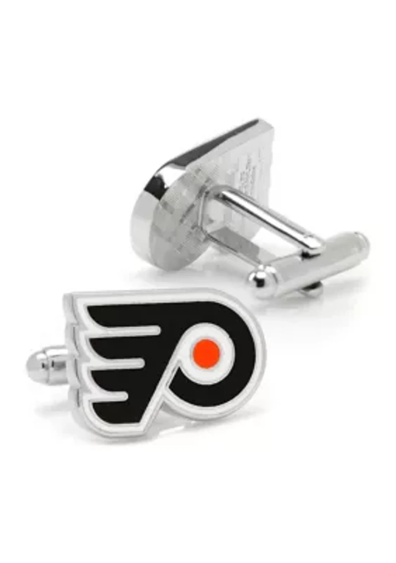 Silver Philadelphia Flyers Cufflinks