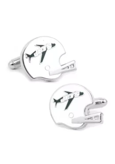 Retro New York Jets Helmet Cufflinks