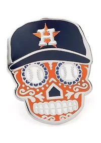 MLB Houston Astros Sugar Skull Lapel Pin