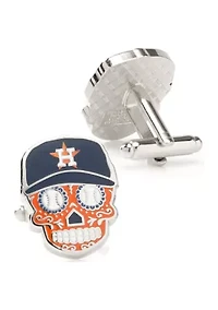 MLB Houston Astros Sugar Skull Cufflinks