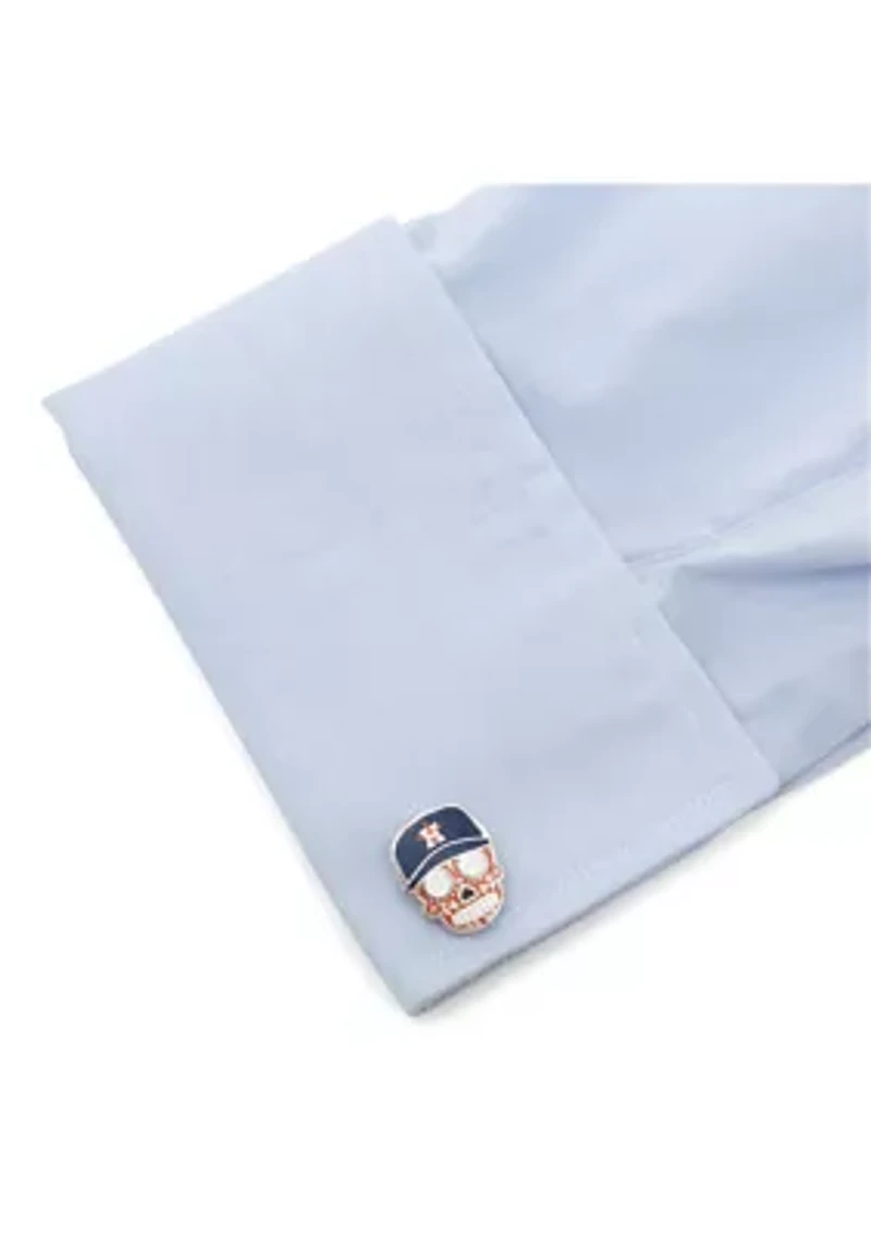 MLB Houston Astros Sugar Skull Cufflinks