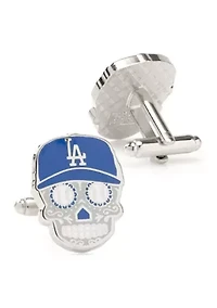 LA Dodgers Sugar Skull Cufflinks