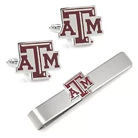 NCAA Texas A&M Aggies Cufflinks and Tie Bar Gift Set