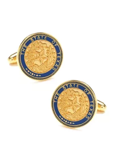 State of Texas Seal Cufflinks