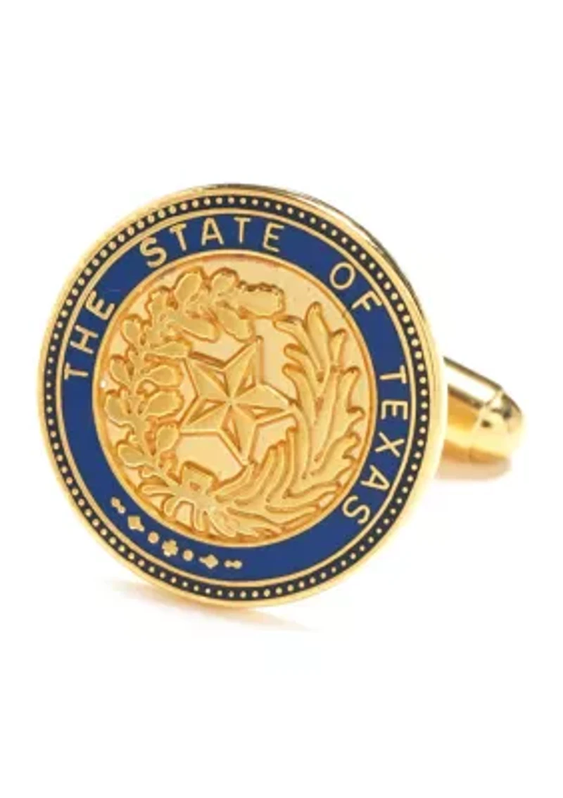 State of Texas Seal Cufflinks