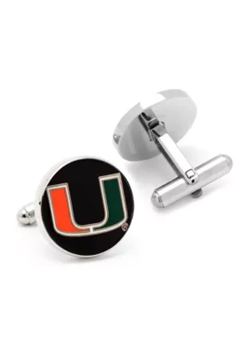 NCAA Miami Hurricanes Cufflinks