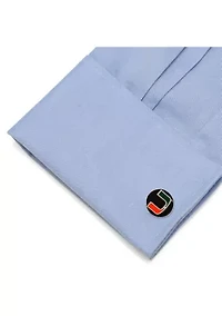 NCAA Miami Hurricanes Cufflinks