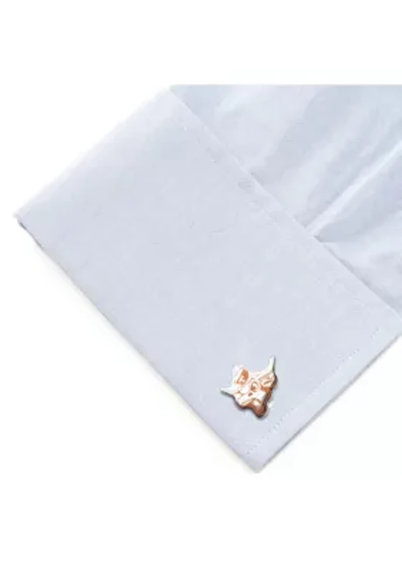 NCAA University of Texas Bevo Cufflinks