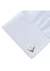 NCAA University of Texas Bevo Cufflinks