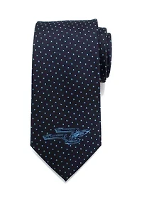 Enterprise Dot Blue Tie