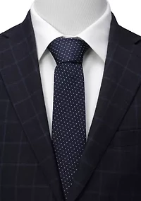 Enterprise Dot Blue Tie