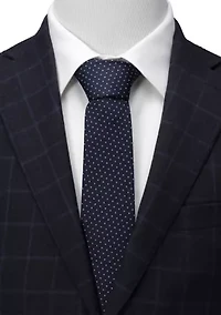 Enterprise Dot Blue Tie