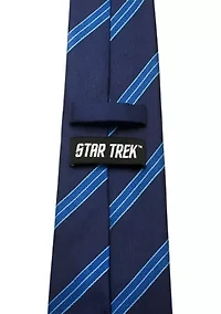 Enterprise Flight Blue Stripe Tie