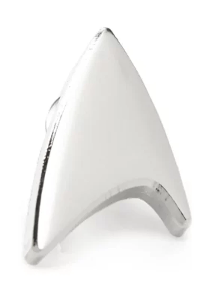 Silver Delta Shield Lapel Pin