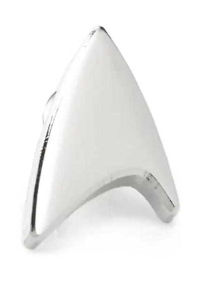 Silver Delta Shield Lapel Pin