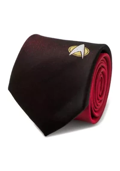 TNG Shield Red Ombre Tie