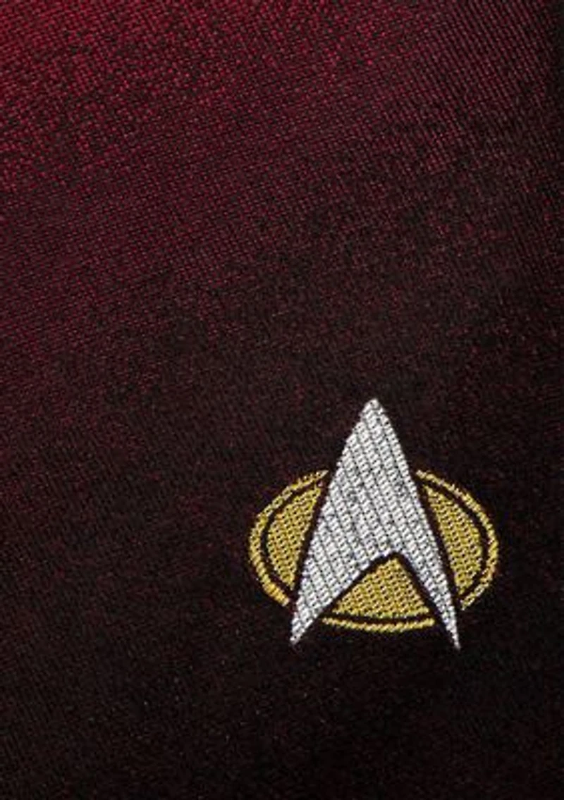 TNG Shield Red Ombre Tie